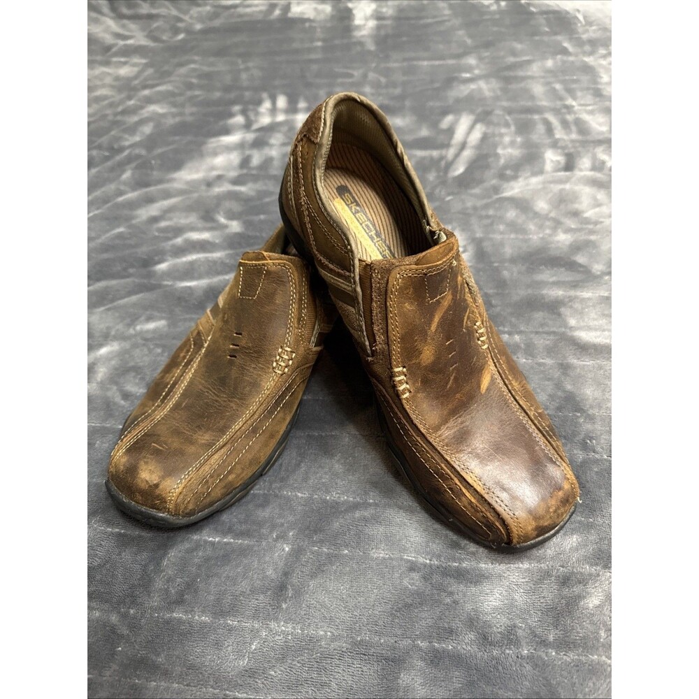Skechers Brown Diameter-Zinroy Casual Loafer Driving Shoe, Men's Size 10 64275